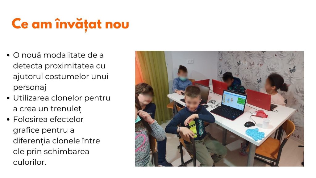 Curs programare copii cu Iotesa Kids la Edes After School Timișoara - Trenulețul multicolor8
